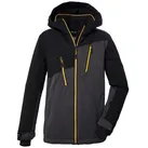 Killtec Skijacke KSW 173 BYS SKI JCKT Wasserdichte Kids-Winterjacke mit Fleece, Schneefang, vielen Taschen schwarz 140