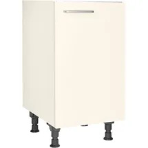 Nobilia Spülenschrank Touch 45 x 58,3 x 87 cm Weiß