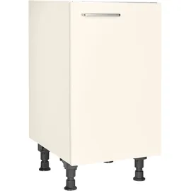 Nobilia Spülenschrank Touch 45 x 58,3 x 87 cm Weiß