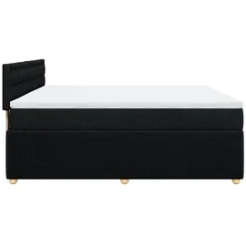 vidaXL Boxspringbett 180 x 200 cm Schwarz