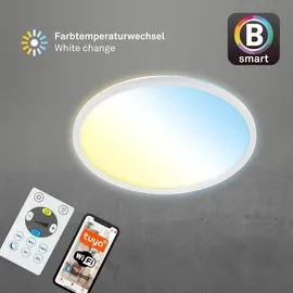 Brilo Briloner LED-Deckenleuchte Slim S 1-flg. quadratisch weiß