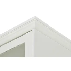 Finori Vitrine Laurito 80 x 45 x 200 cm Weiß
