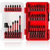 LuxusKollektion Bit-Set Schraubendreher Bits 35tlg S2 35-teiliges Schraubendreher-Bit-Set bunt