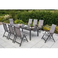 Merxx Trivero Set 9-tlg. Grau