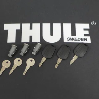 Thule Ersatzschlüssel +Schloß Stahl N082 für Dachträger Boxen Fahrradträger