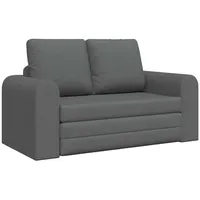 VidaXL Boden Schlafsofa 2-in-1 Dunkelgrau 148x71x83 cm Stoff