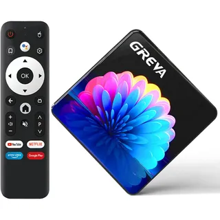 GREVA 8K Android TV Box 13.0 4GB RAM 32GB ROM RK3528, 2025 New Android Box Chipsatz Unterstützung WiFi6 HDR10 BT5.0 USB3.0 HDMI 2.0 10/100M Ethernet LAN 3D HD Smart TV Box Bluetooth Internet TV Box