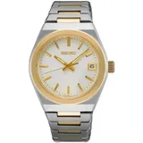Seiko SUR578P1 Damenarmbanduhr mit Saphirglas Zweifarbig
