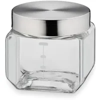 Kela Isa Vorratsdose transparent 11 cm x 11 cm x 10,5 cm 0,75 l 4-teiliges Set