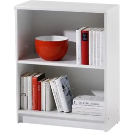 Die Möbelfundgrube Bücherregal 60 x 78 x 28 cm Weiß