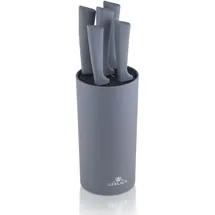 gerlach 1760 Smart Grey Messerblock 5-tlg. Grau