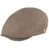 Mayser Schiebermütze meliert Leinen Mütze Sidney mit UV-Schutz 30 braun 60
