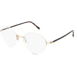 Rodenstock R7145 Rounded Brille - Gold / Havana - 140/51 mm