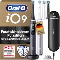 Oral-B iO Series 9 Plus Edition Duopack Black Onyx + 2. Handstück Rose Quartz + Aufsteckbürsten 4 St.
