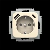 Busch-Jaeger USB-Steckdose Unterputzmontage Weiß