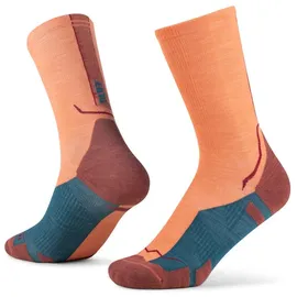 Buff Merino Lightweight Crew Socken 2 Orange 36-38