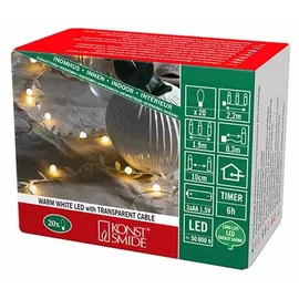 Konstsmide LED Lichterkette 2 m Gold warmweiß