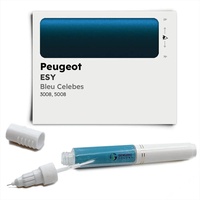 Genuine Colors Lackstift BLEU CELEBES ESY Kompatibel/Ersatz für Peugeot Blau