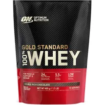 Optimum Nutrition Gold Standard 100% Whey Double Rich Chocolate Pulver 450 g