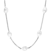 Purelei Perlenkette »Schmuck Geschenk Malahi, 2024«, 36976462-0 edelstahlfarben-weiß