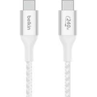 Belkin BOOST CHARGE 240W USB-C auf USB-C Kabel 2 m USB 2.0 USB C Weiß