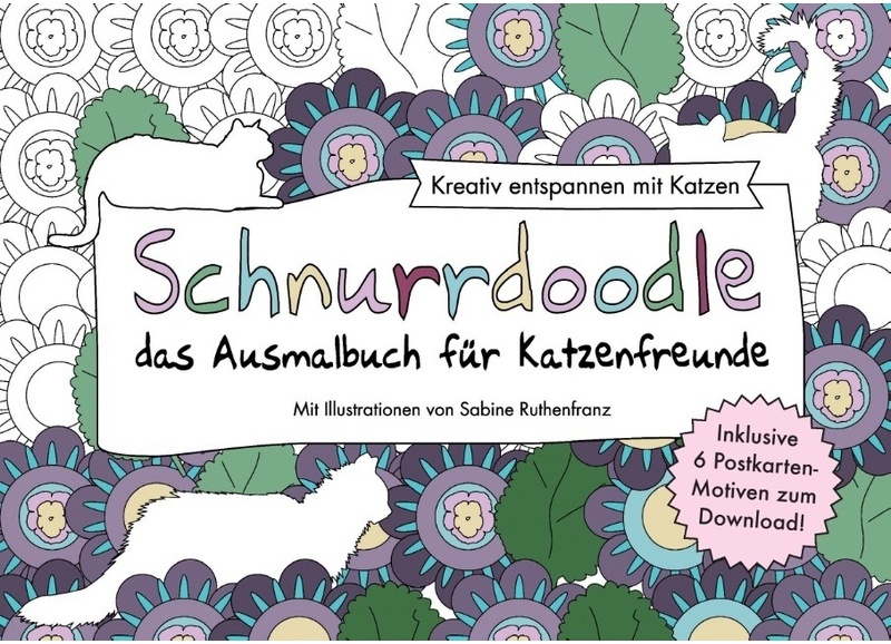 Schnurrdoodle - Das Ausmalbuch Für Katzenfreunde - Sabine Ruthenfranz, Kartoniert (TB)