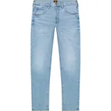 LEE Regular-fit-Jeans "DAREN ZIP FLY", Herren, Gr. 33, Länge 32, blau (horizon blau), Denim/Jeans, Obermaterial: 99% Baumwolle, 1% Elasthan, regular fit lang, Jeans