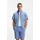 Boss Green Kurzarmhemd "Motion S", Herren, Gr. L, N-Gr, blau (light, pastel blau459), Jersey, Obermaterial: 100% Baumwolle, gestreift, regular fit normal, Rundhals, abgesteppte Kante, Hemden, Regular Fit, Button-down-Kragen, Kurzarm, Logo-Stickerei