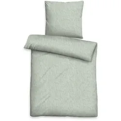 Bettwäsche 135 x 200 cm Musselin Beige Natur