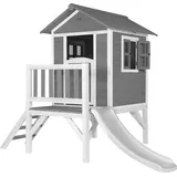 Axi Lodge XL Spielhaus mit Rutsche in Weiß aus FSC Holz WEISS Junior