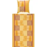 Erwin Müller Bettwäsche, Bettgarnitur Single-Jersey Ocker-gelb-rot Größe 80x80 cm / 155x200 cm - 100% Baumwolle, pflegeleicht, bügelleicht, mit praktischem Reißverschluss - Ocker-gelb-rot