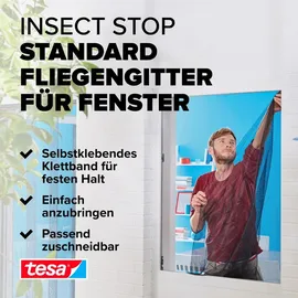 Tesa Insect Stop Standard 110 x 130 cm Weiß