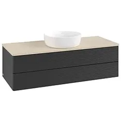 Villeroy & Boch Antao Waschtischunterschrank 1200x360x500mm L21113PD mit Beleuchtung mit Struktur FK/AP: PD/3
