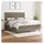 vidaXL Boxspringbett mit Matratze Taupe 180x200 cm Stoff