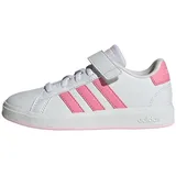 Adidas Unisex Kinder Grand Court EL K Sneaker, White/Pink, 38 2/3 EU