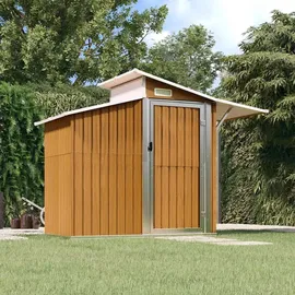 vidaXL Geräteschuppen 2,7 x 1,3 x 2,085 m braun