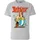 LOGOSHIRT T-Shirt "Asterix & Obelix", Herren, Gr. S, grau (grau, meliert), 95% Baumwolle, 5% Viskose, bedruckt, meliert, normal, Rundhals, Shirts T-Shirt, mit coolem Retro-Print