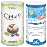 Dr. Jacob's Chi-Cafe balance Wellness + Dr. Jacob's Basenpulver