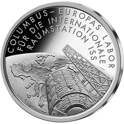 10-Euro-Silber-Gedenkmünze "Internationale Raumstation ISS"
