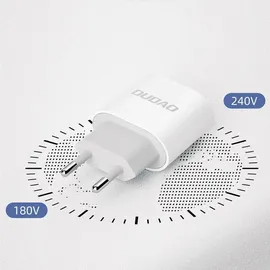 DUDAO A14EUC PD 20W USB-C Wandladegerät Kabel - Weiß