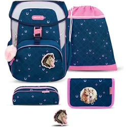 Belmil Maxi ergonomisches Schulranzenset 5tlg. - "Meet your Horses" Koffer24
