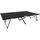 furnicato Doppelliege Klappbar 125 x 40 x 193 cm Schwarz