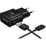 Samsung EP-TA20 Schnellladegerät inkl. USB-C-Kabel, Schwarz