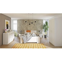 Stylefy Schlafzimmer-Set Mela, (Komplettset, Set (5-St), Design weiß