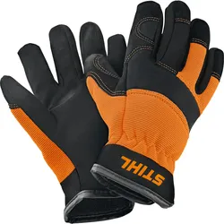 Stihl Kinderarbeitshandschuhe -  L (ab 10 Jahren) - schwarz / orange