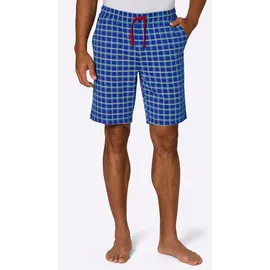 Witt Schlafhose kariert royalblau/kirsche 44/46