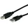 Roline USB-A auf USB-B 0,8 m Schwarz