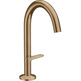 HANSGROHE Axor One Select 170 Waschbeckenarmatur brushed bronze