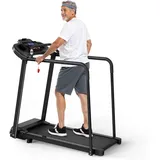 Klappbares Elektrisches Laufband Mit 2-fach Verstellbarer Steigung – Senioren Heimtrainer Bis 120 Kg Belastbarkeit, Walking Pad Mit App-funktion Für Fitness Zu Hause