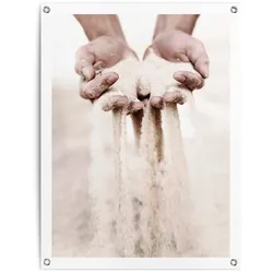 Poster REINDERS "Sand", beige (farbe bild(er): beige), B:60cm H:80cm T:0,1cm, Leinwand, Bilder